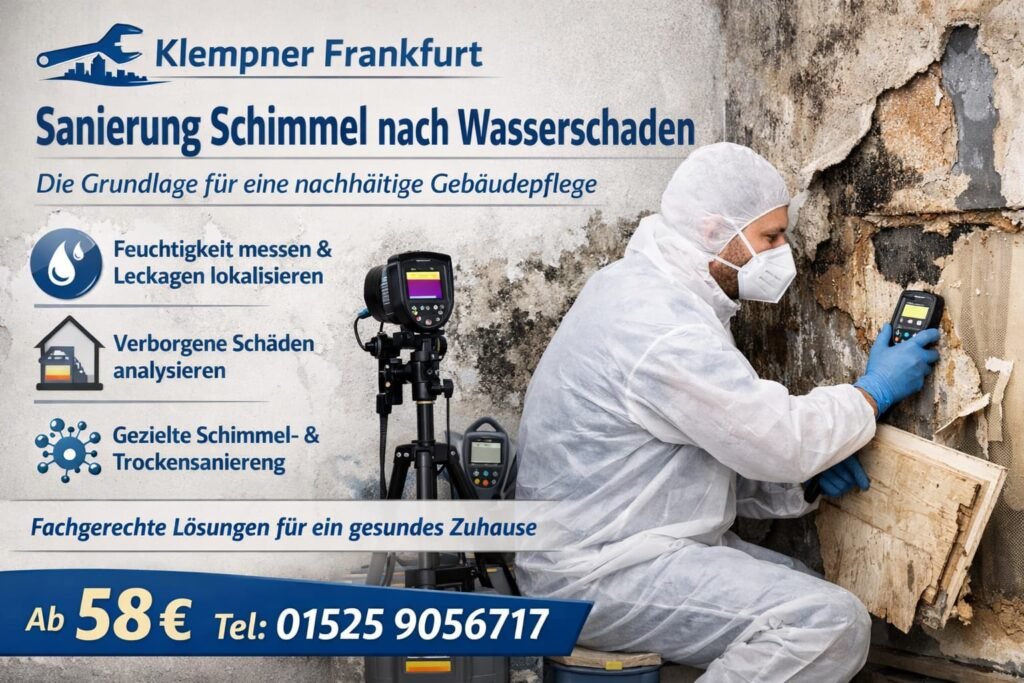 sanierung schimmel nach wasserschaden