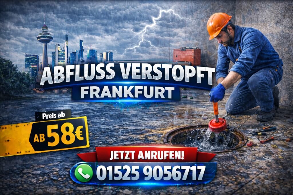 abfluss verstopft frankfurt