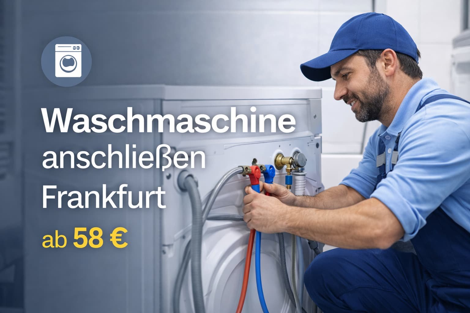 Waschmaschine anschließen Frankfurt