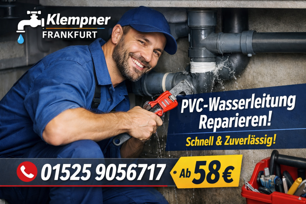 pvc wasserleitung reparieren