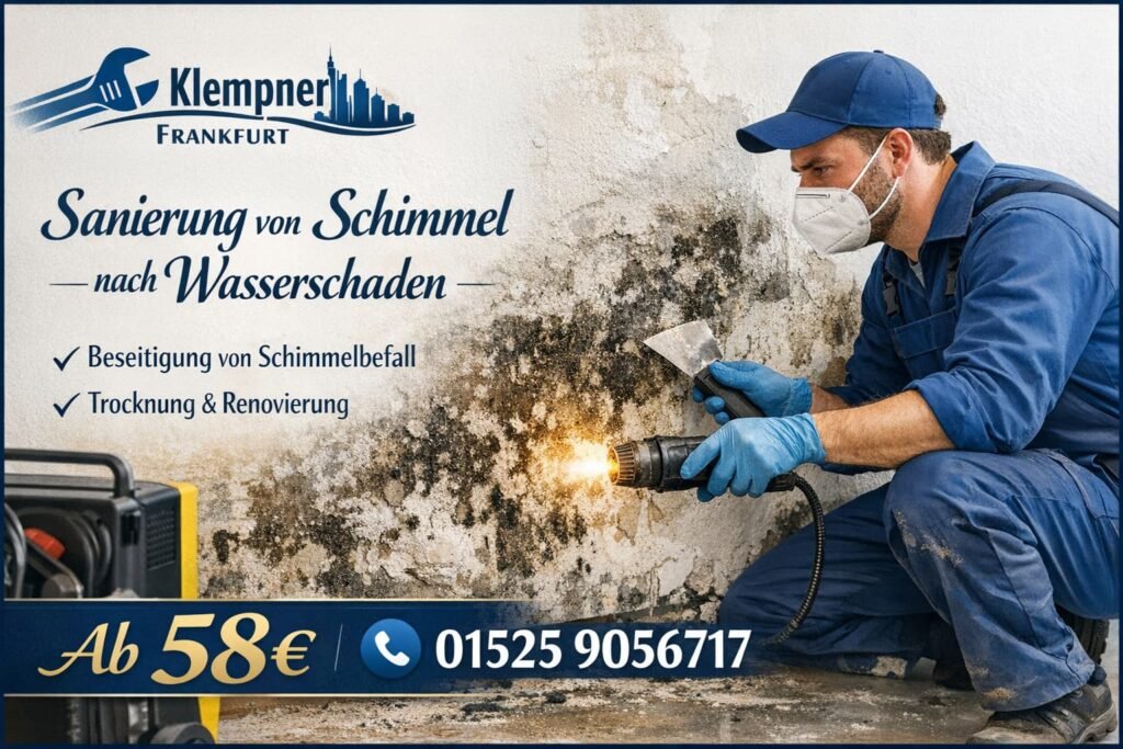 sanierung schimmel nach wasserschaden