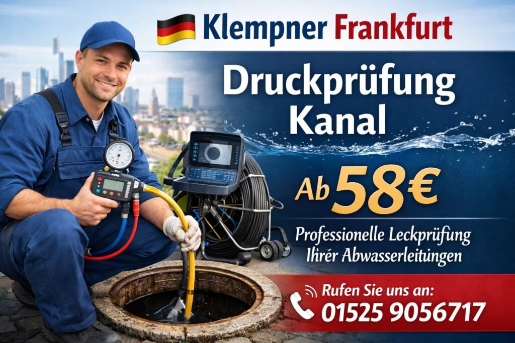 druckprüfung kanal