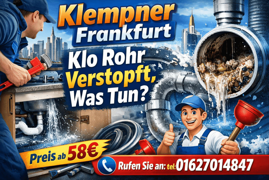 klo rohr verstopft was tun