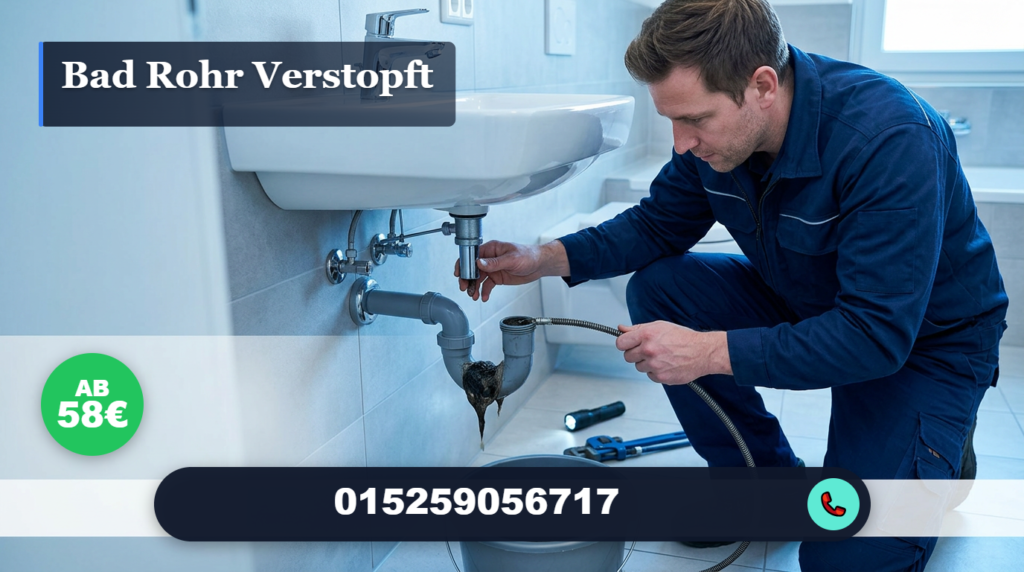 bad rohr verstopft