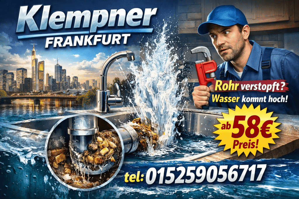 rohr verstopft wasser kommt hoch