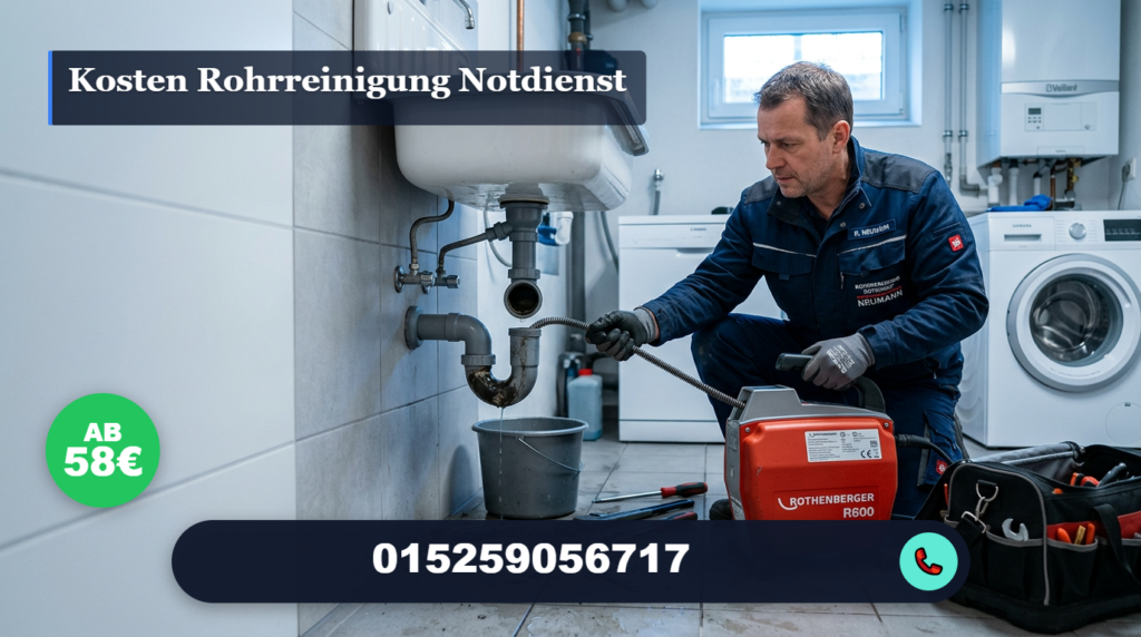 kosten rohrreinigung notdienst