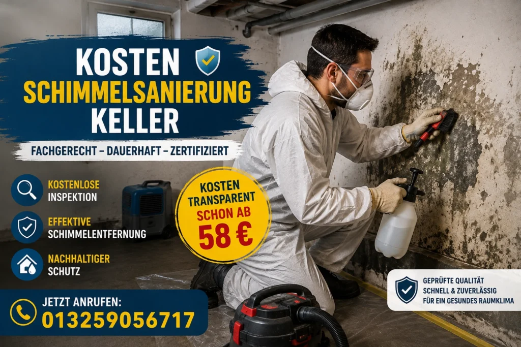 kosten schimmelsanierung keller