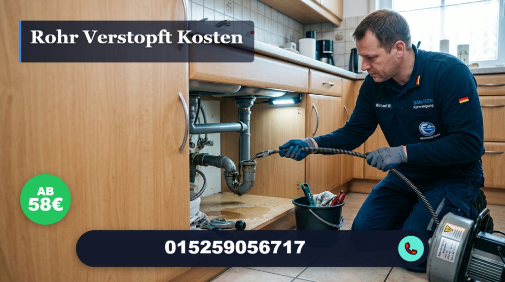 rohr verstopft kosten