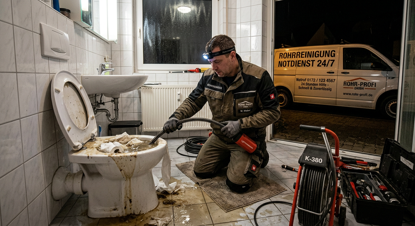 rohrreinigungsfirma notdienst 24/7