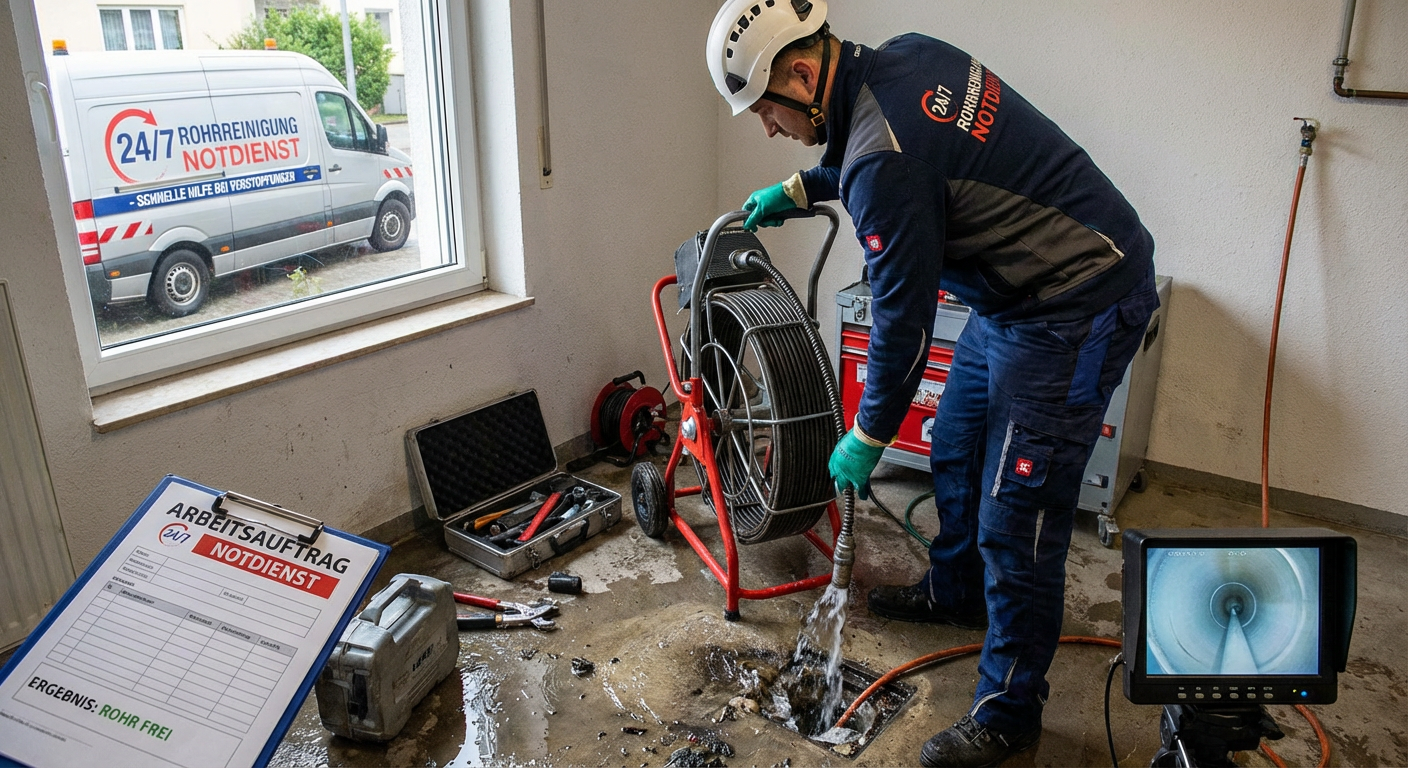 rohrreinigungsfirma notdienst 24/7