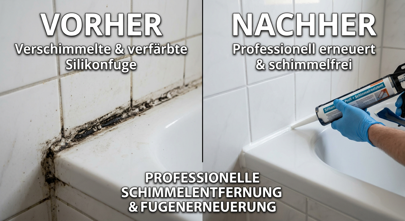 schimmel entfernen silikonfugen