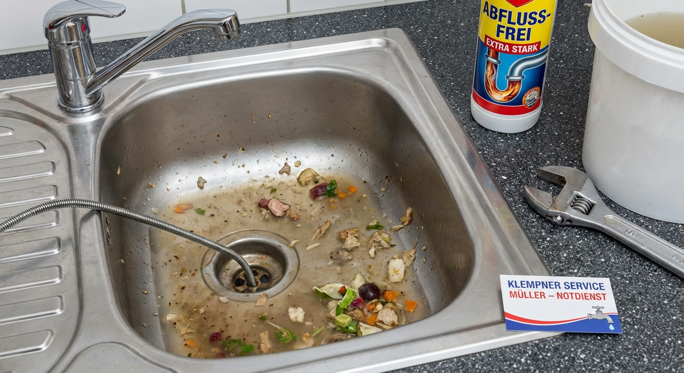 tiefsitzende verstopfung abfluss küche