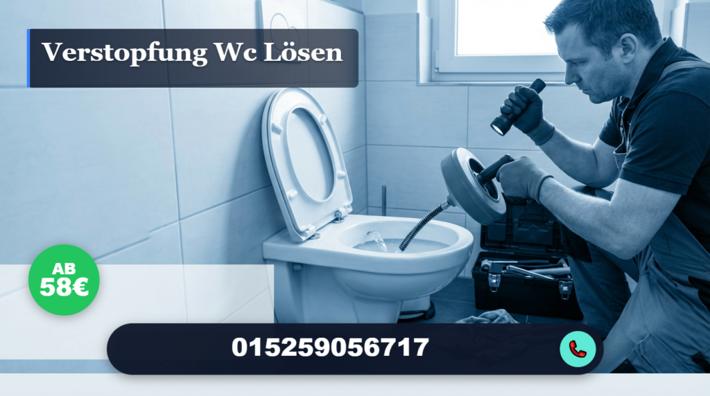 verstopfung wc lösen