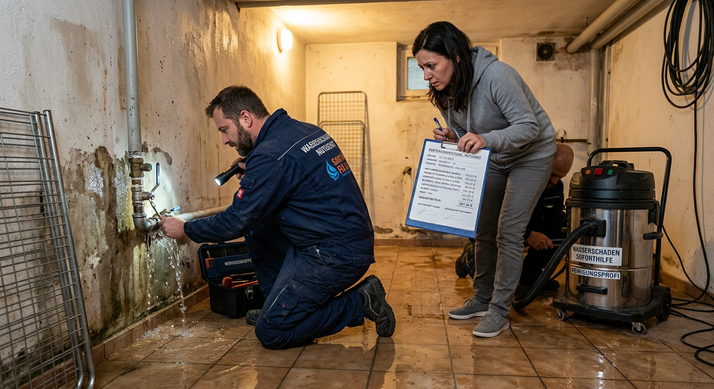 wasserschaden notdienst kosten