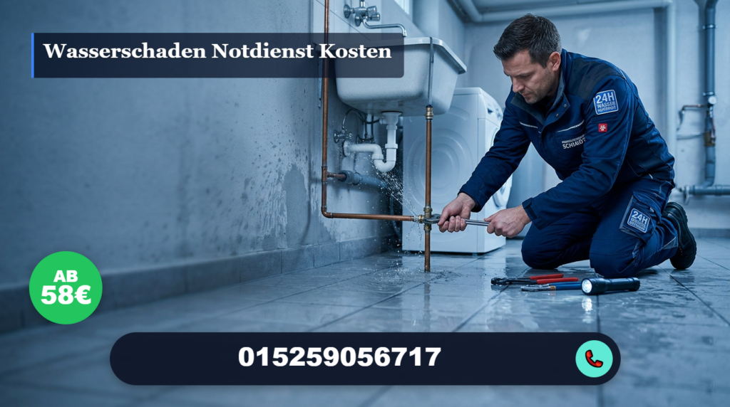 wasserschaden notdienst kosten