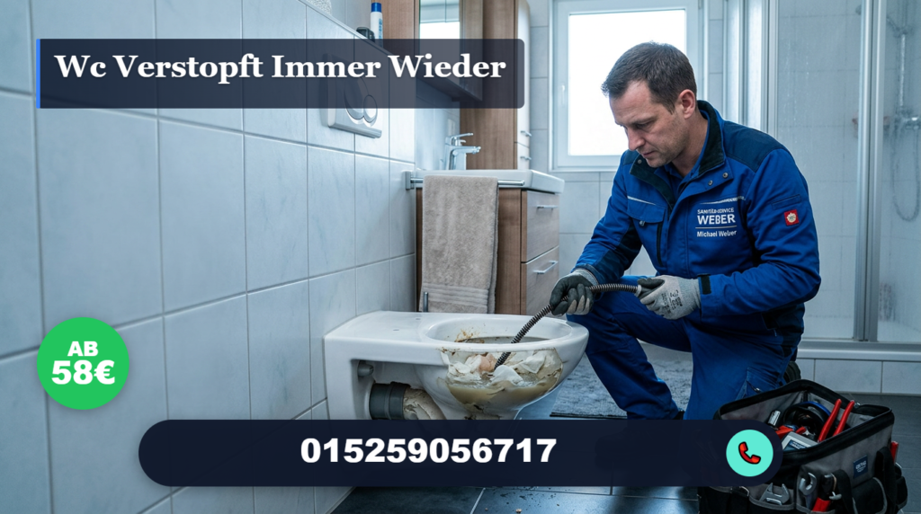 wc verstopft immer wieder