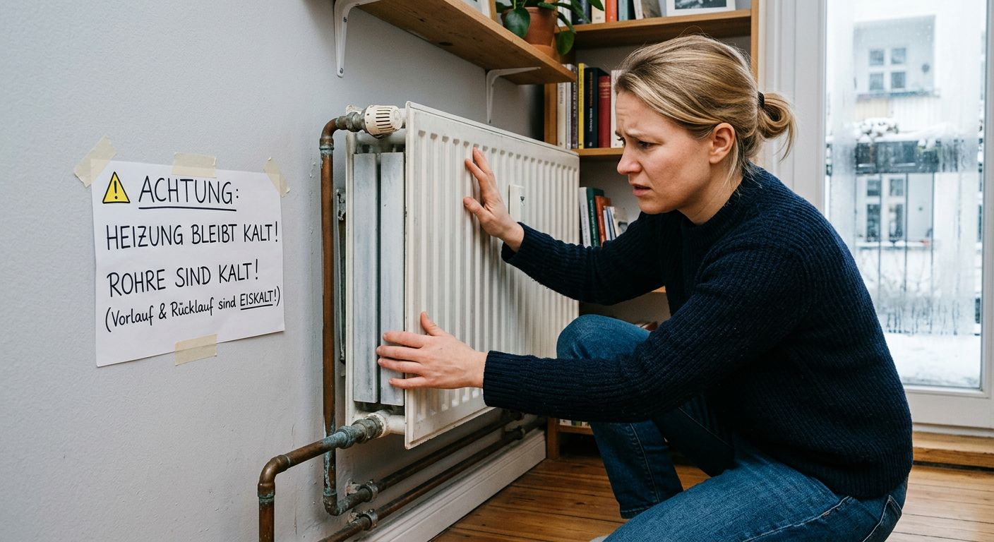 heizung wird nicht warm rohre kalt