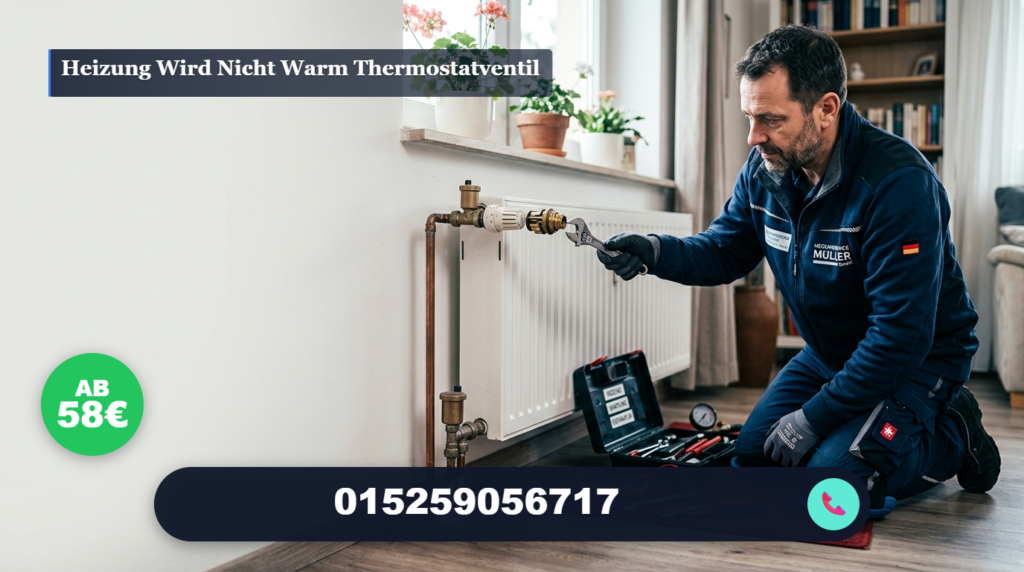 heizung wird nicht warm thermostatventil
