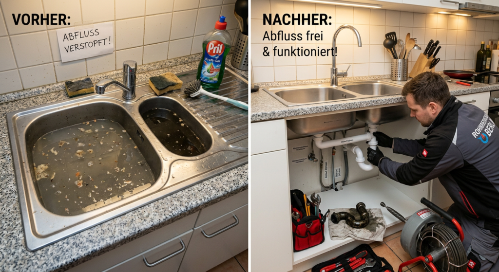 Küche rohr verstopft was tun