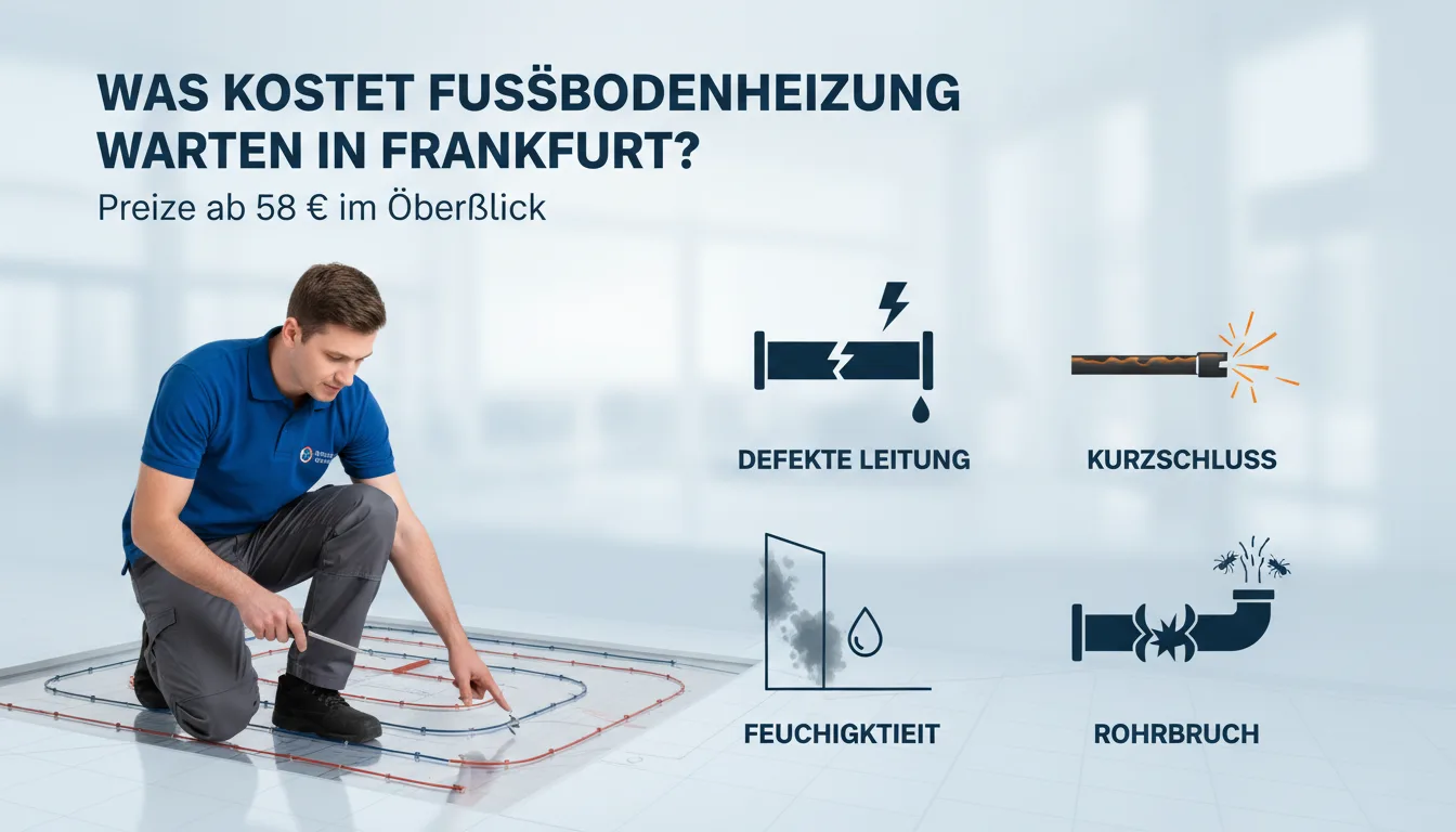 Fußbodenheizung warten – Problem