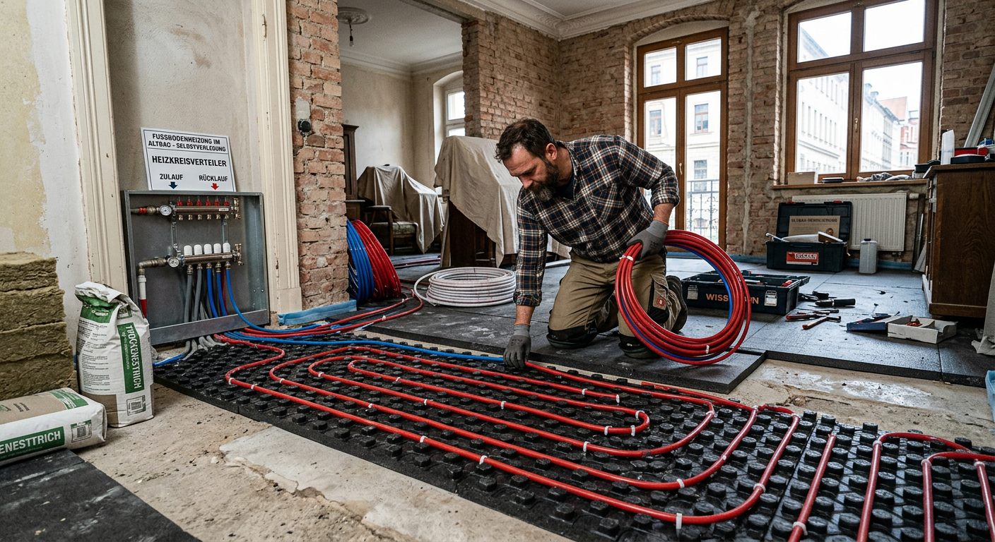 fußbodenheizung selbst verlegen altbau fußbodenheizung selbst verlegen altbau