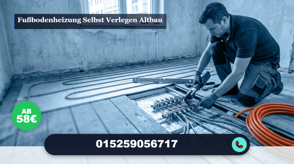 fußbodenheizung selbst verlegen altbau
