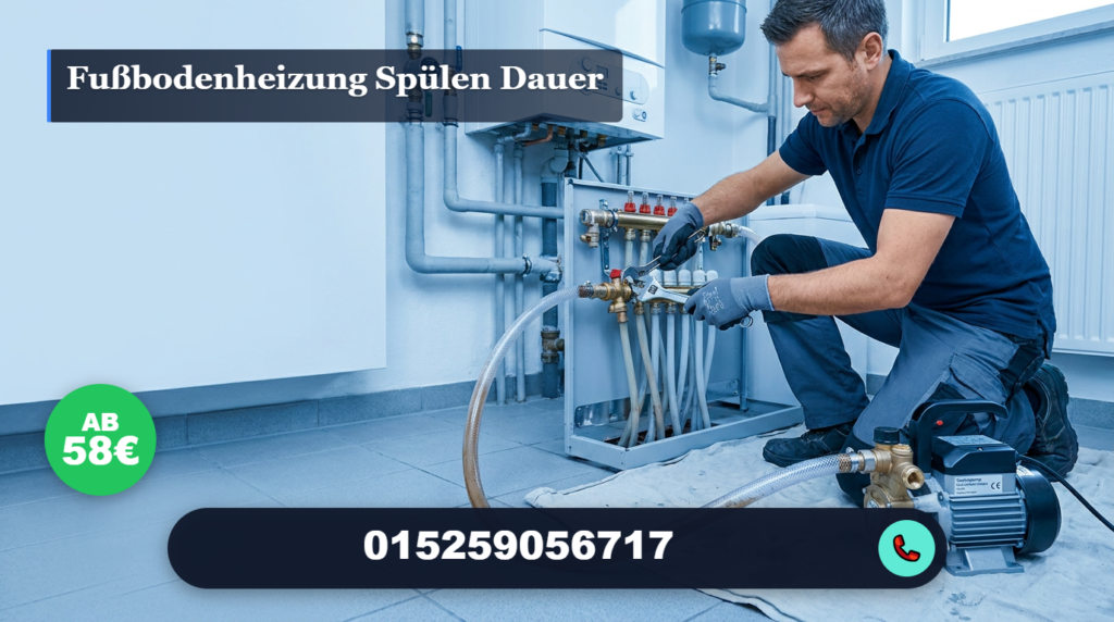 fußbodenheizung spülen dauer