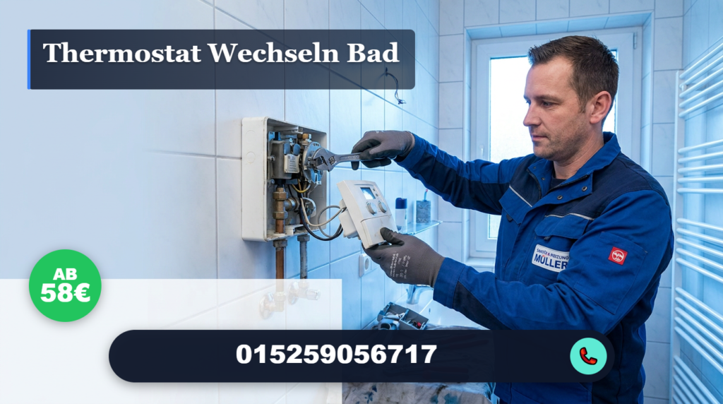 thermostat wechseln bad