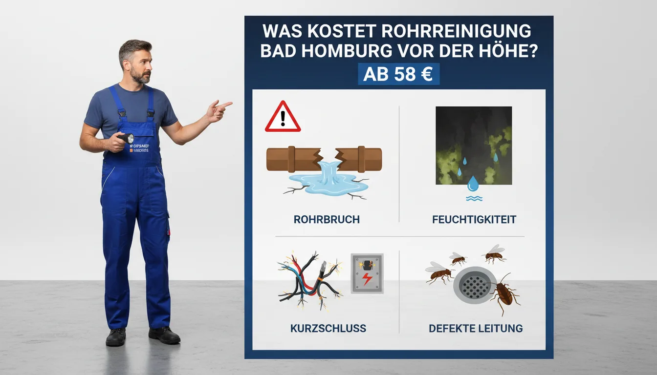 rohrreinigung bad homburg vor der höhe – Problem