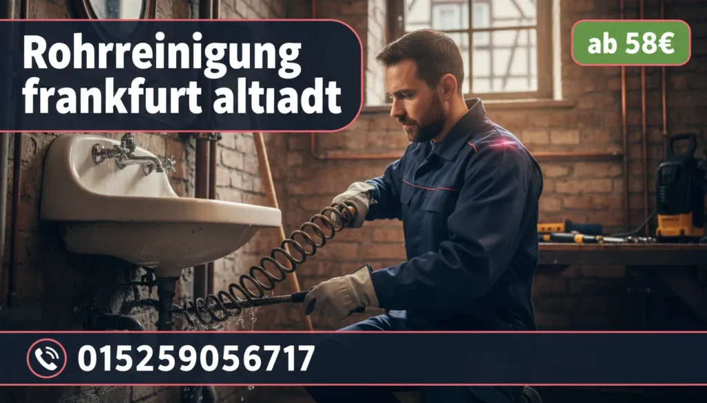 rohrreinigung frankfurt altstadt