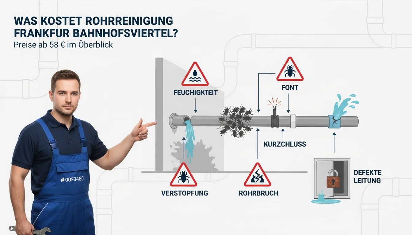 rohrreinigung frankfurt bahnhofsviertel – Problem