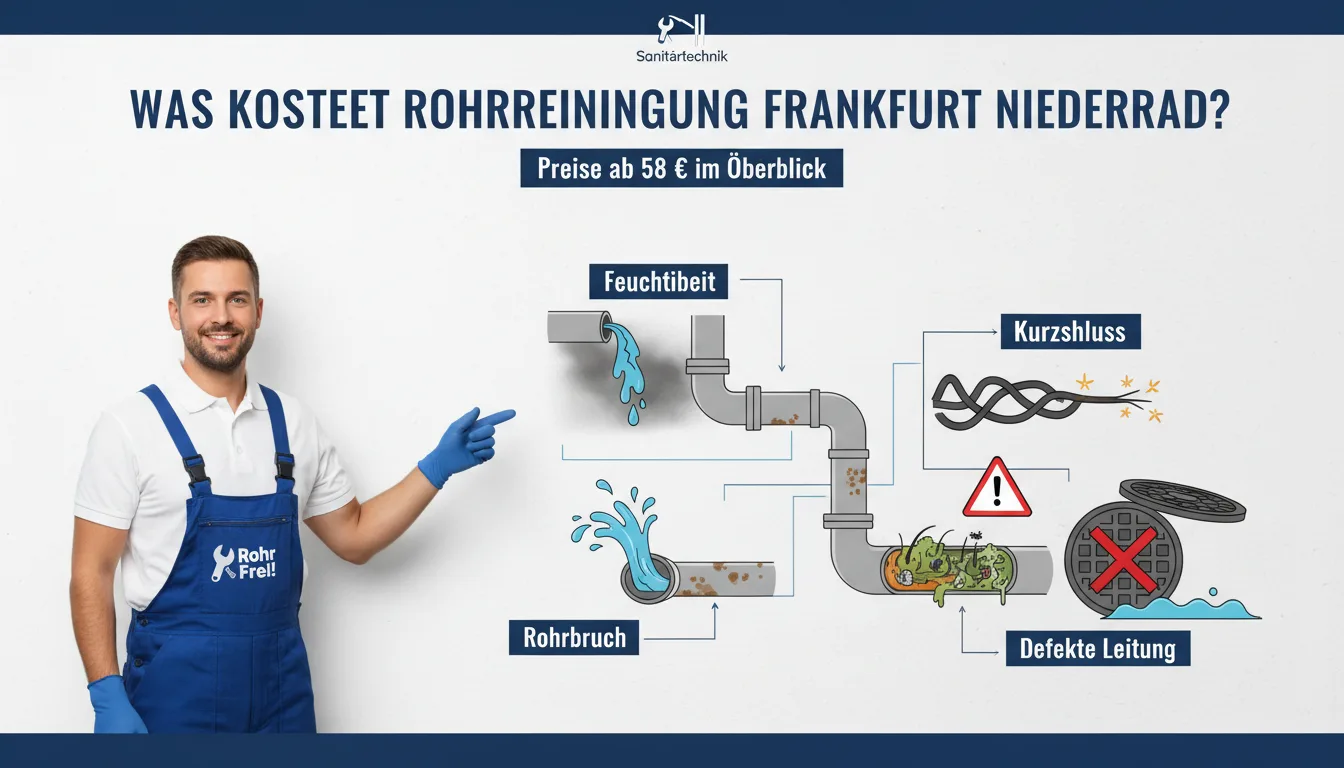 rohrreinigung frankfurt niederrad – Problem