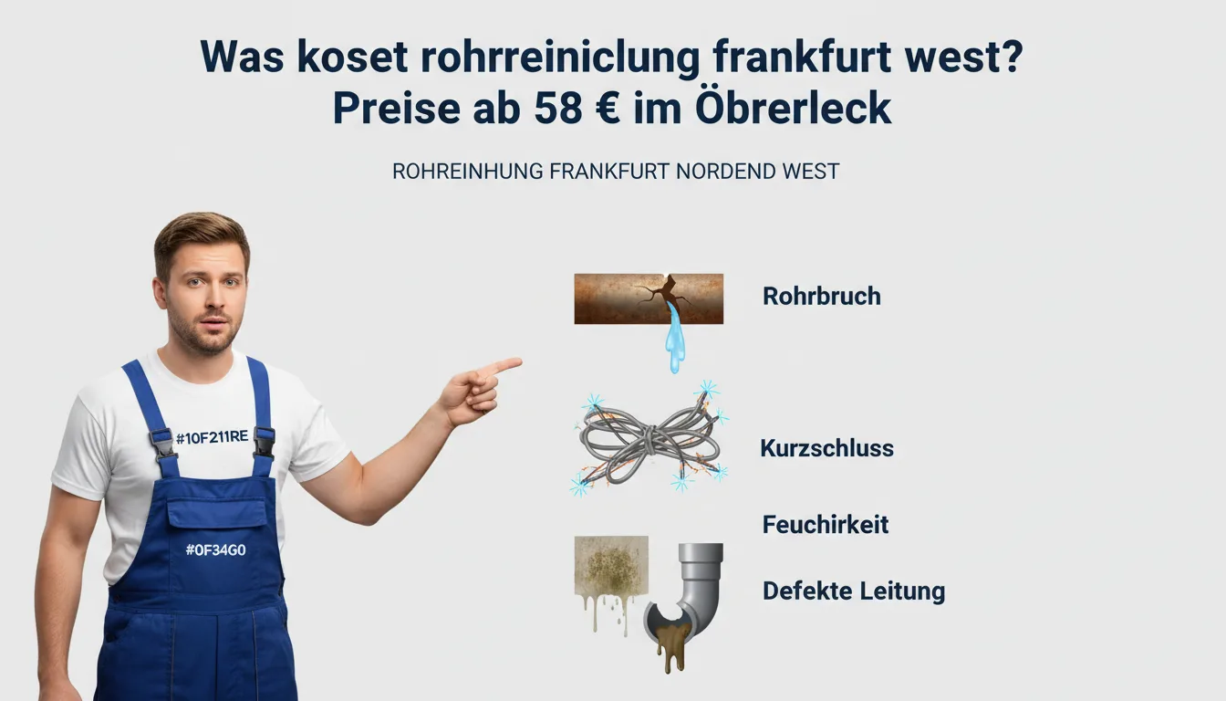 rohrreinigung frankfurt nordend west – Problem