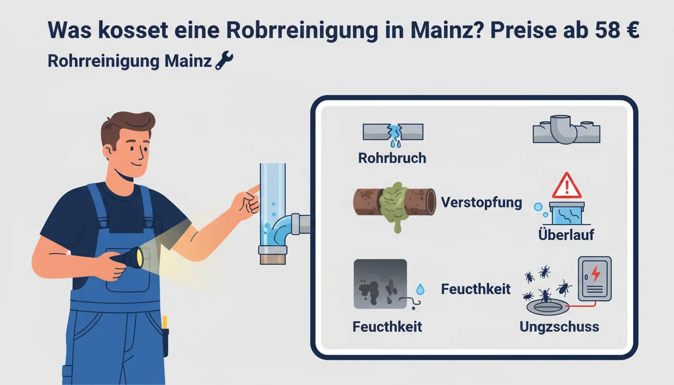 rohrreinigung mainz – Problem