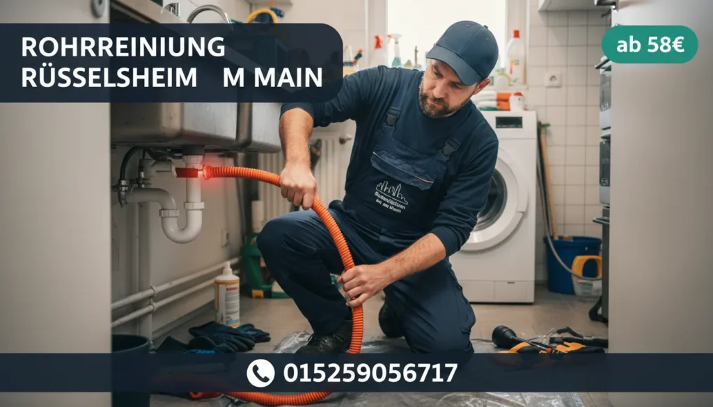 rohrreinigung rüsselsheim am main