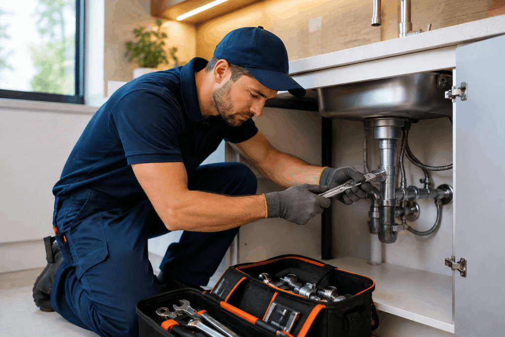 Professioneller Klempner Karben für schnelle Rohrreparatur und Sanitärservice